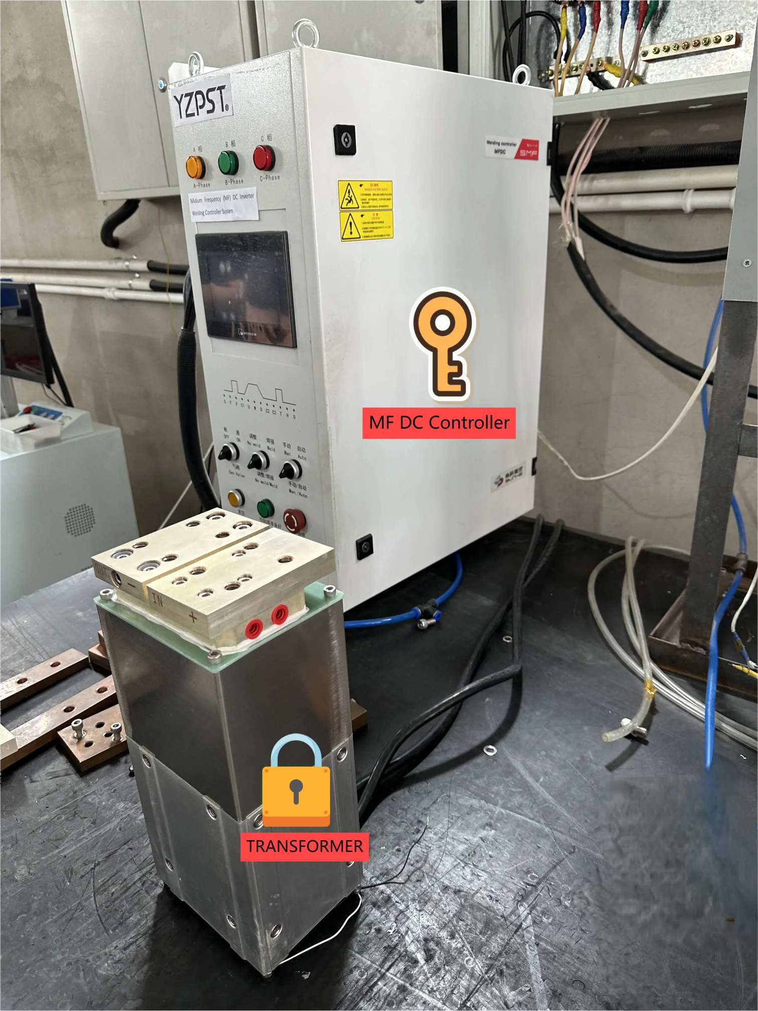 1000Hz Medium-Frequency Inverter Resistance Welding Transformer