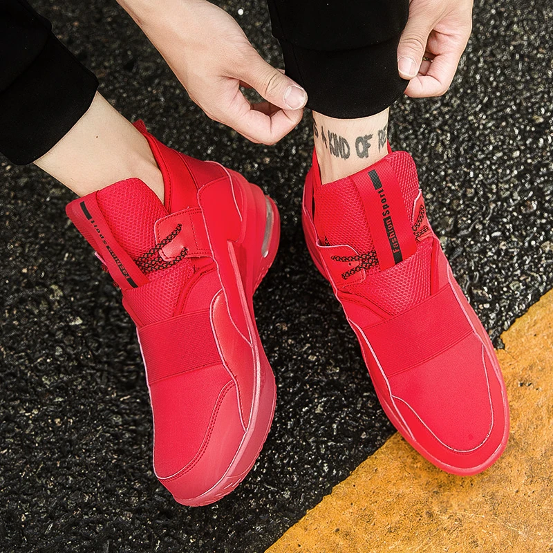 
CHINA Shoes New latest High-top Air Cushion Outdoor Casual Sports Shoes Fashion Mens Basketball Shoes 