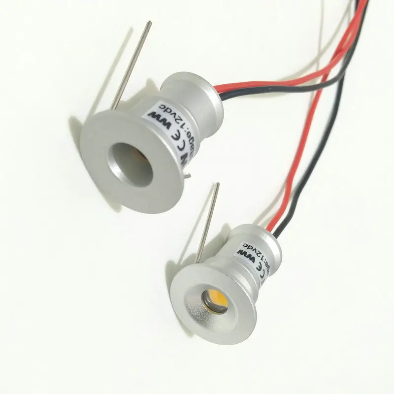 1 watt recessed led mini downlight dc12v