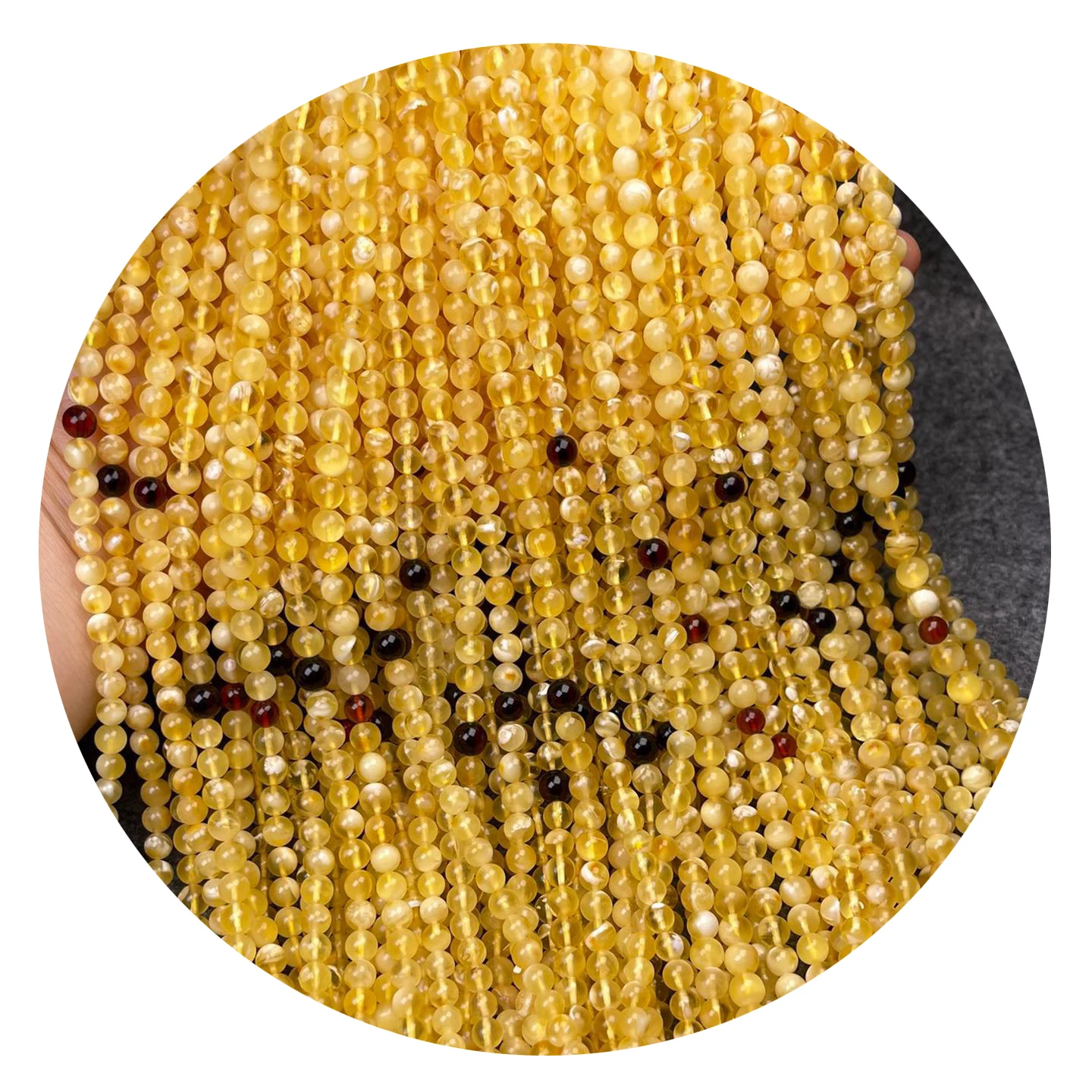 factory outlet natural Baltic amber High grade Golden white amber bracelet High quality Russian loose beads