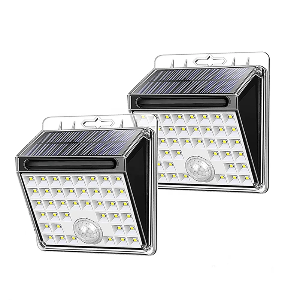 Dusk To Dawn Motion Sensor Led Garden Decorative Lights Outdoor Waterproof Solar Powered led Wall Light