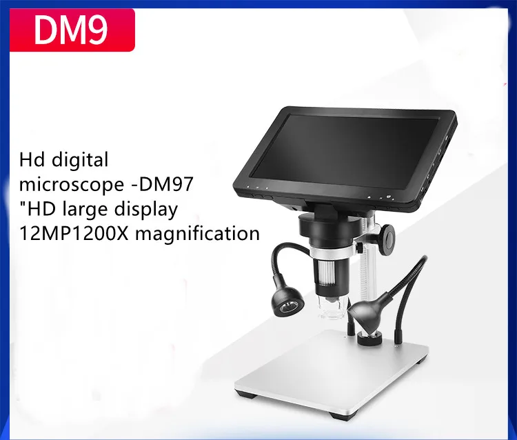 large 12MP high power screen industrial screen microscope DM9