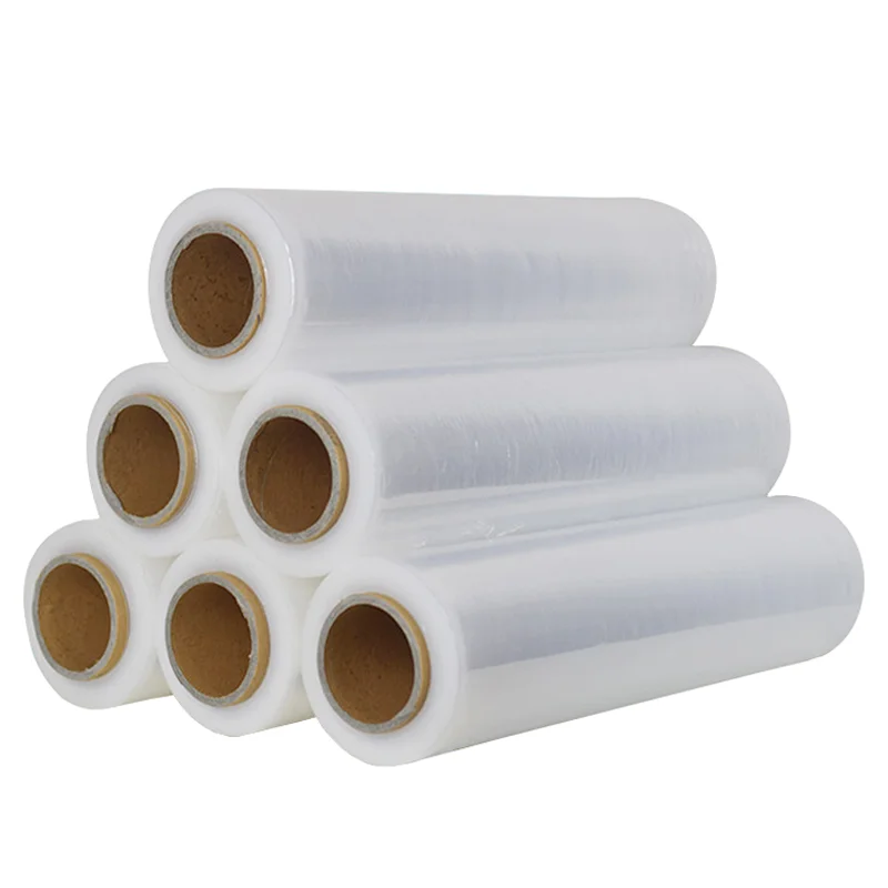 Casting Foil Roll Clear Stretch Wrap Film Clear PE Wrapping Plastic Customization Moisture Proof Soft Packaging Film