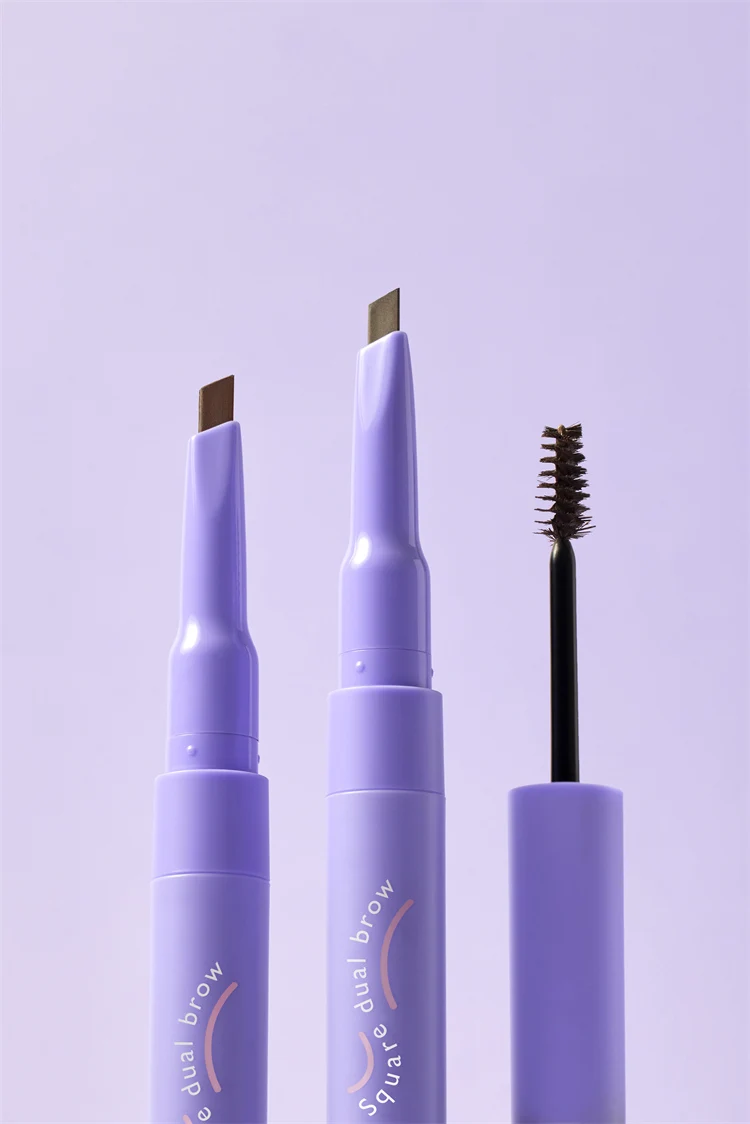 High End Design Precise Eyebrow Line And Natural Coloring lalaCHUU Square Dual Brow For Long Term Maintenance
