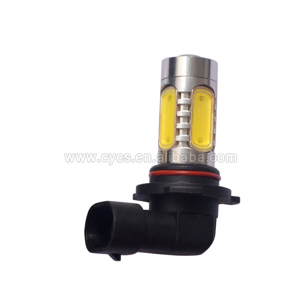 red white yellow CE DC 12V Canbus Super bright 9006 H11 7.5W COB auto led driving fog light hb3 9005 car led bulb