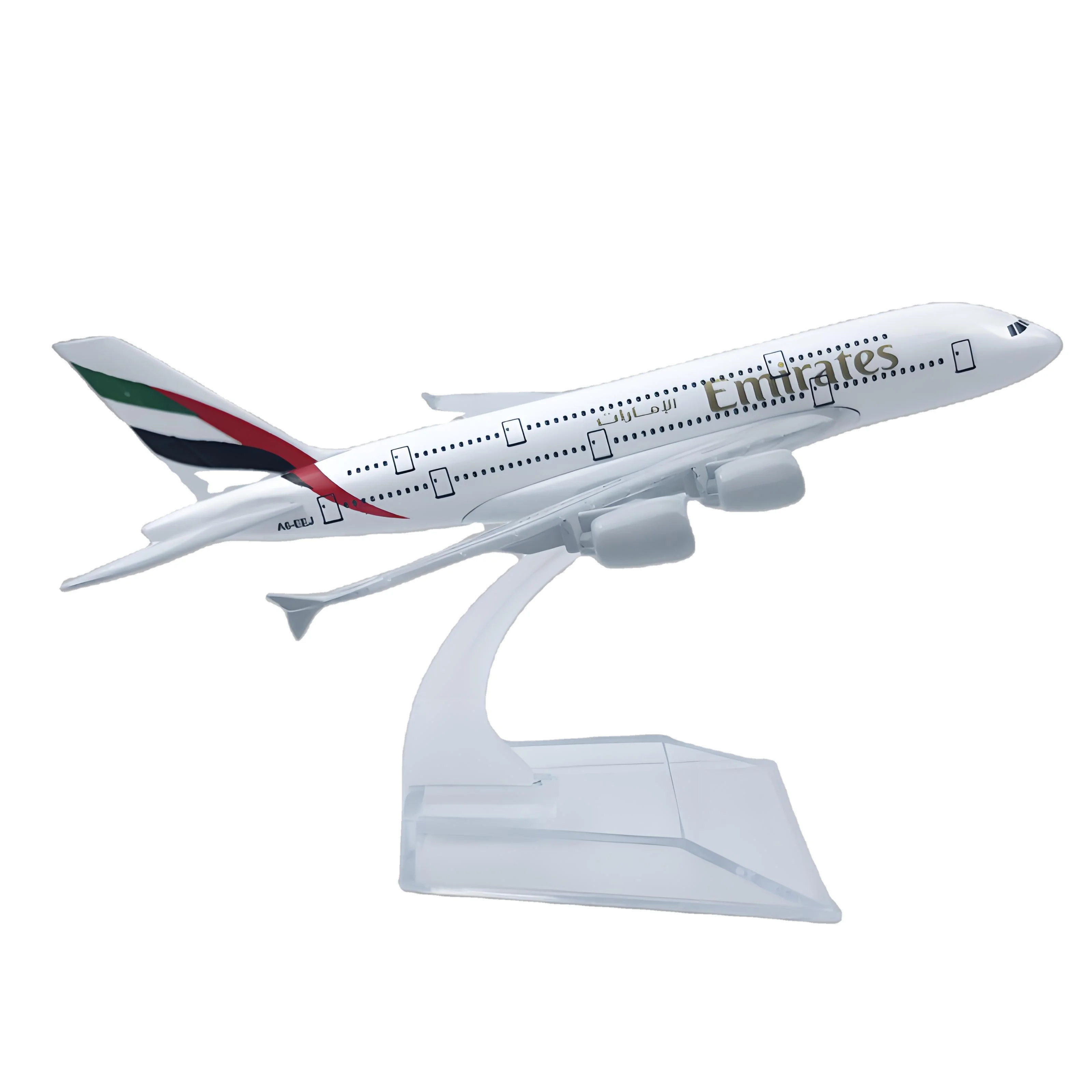 Модель самолета 16 см 1:400 Эмираты аэробус A380 материал из металлического сплава авиация детский подарок для мальчика