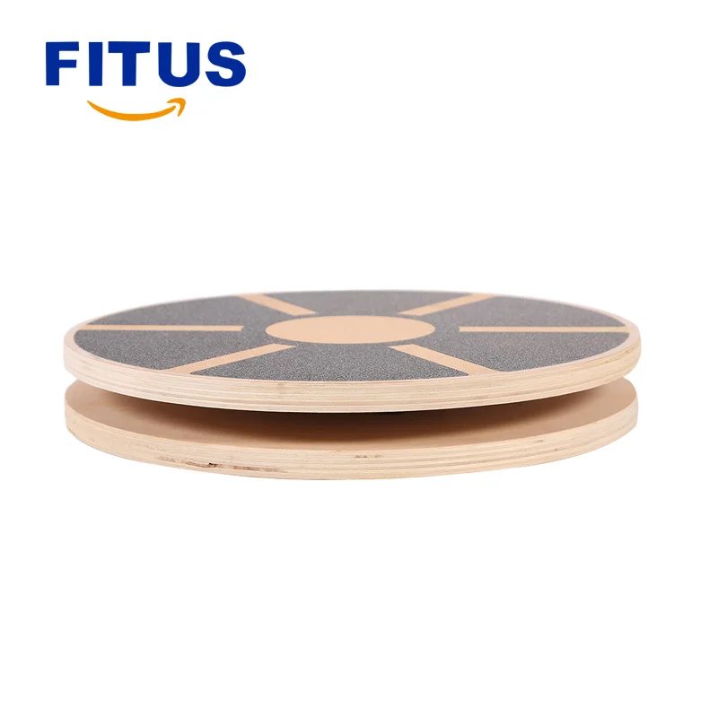 
FITUS Wood Balance Board Waist Twister Exercise Magnetic Therapy Twisting Disc Figure Trimmer 