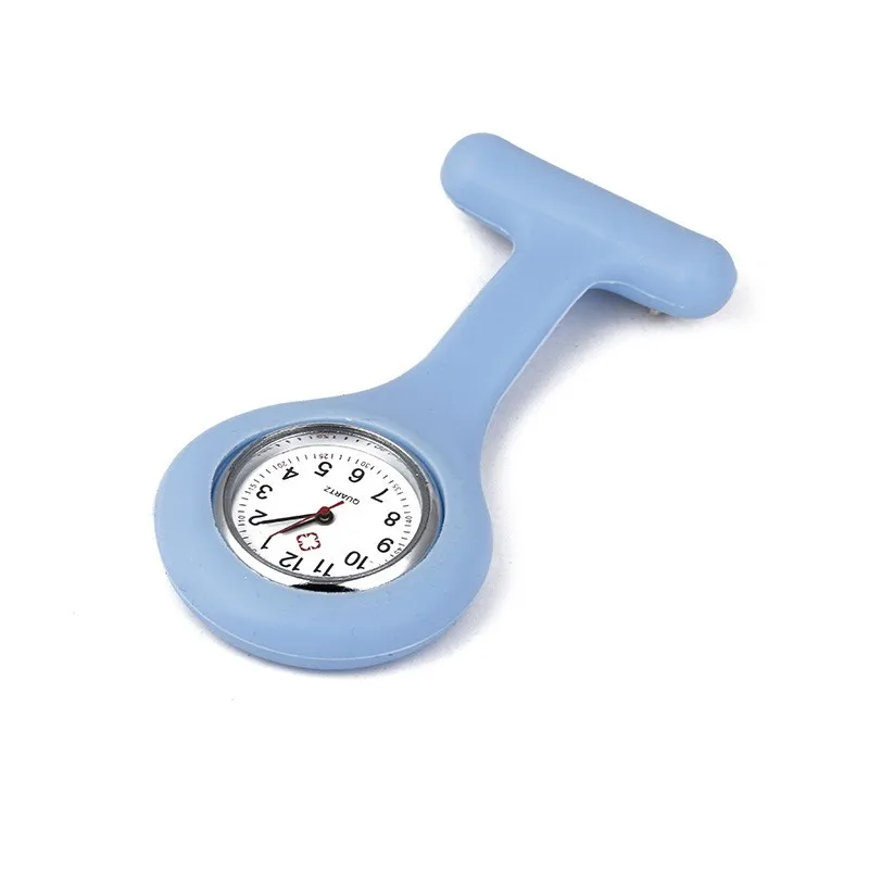 Amazon hot sale Colorful Portable Waterproof Pocket breast silicone watch nurse