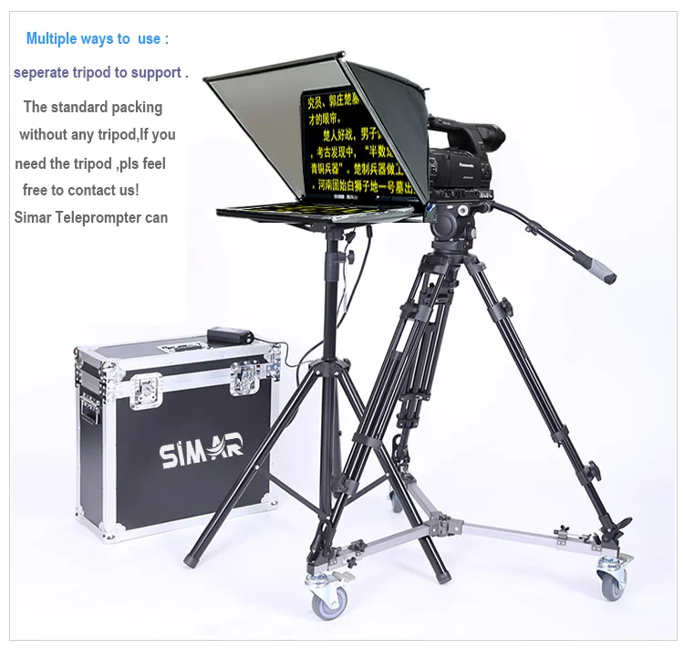 Самый популярный 24-дюймовый Wiress remoter Auto-mirror Professional широковещательный диктор, студийный телепровизор