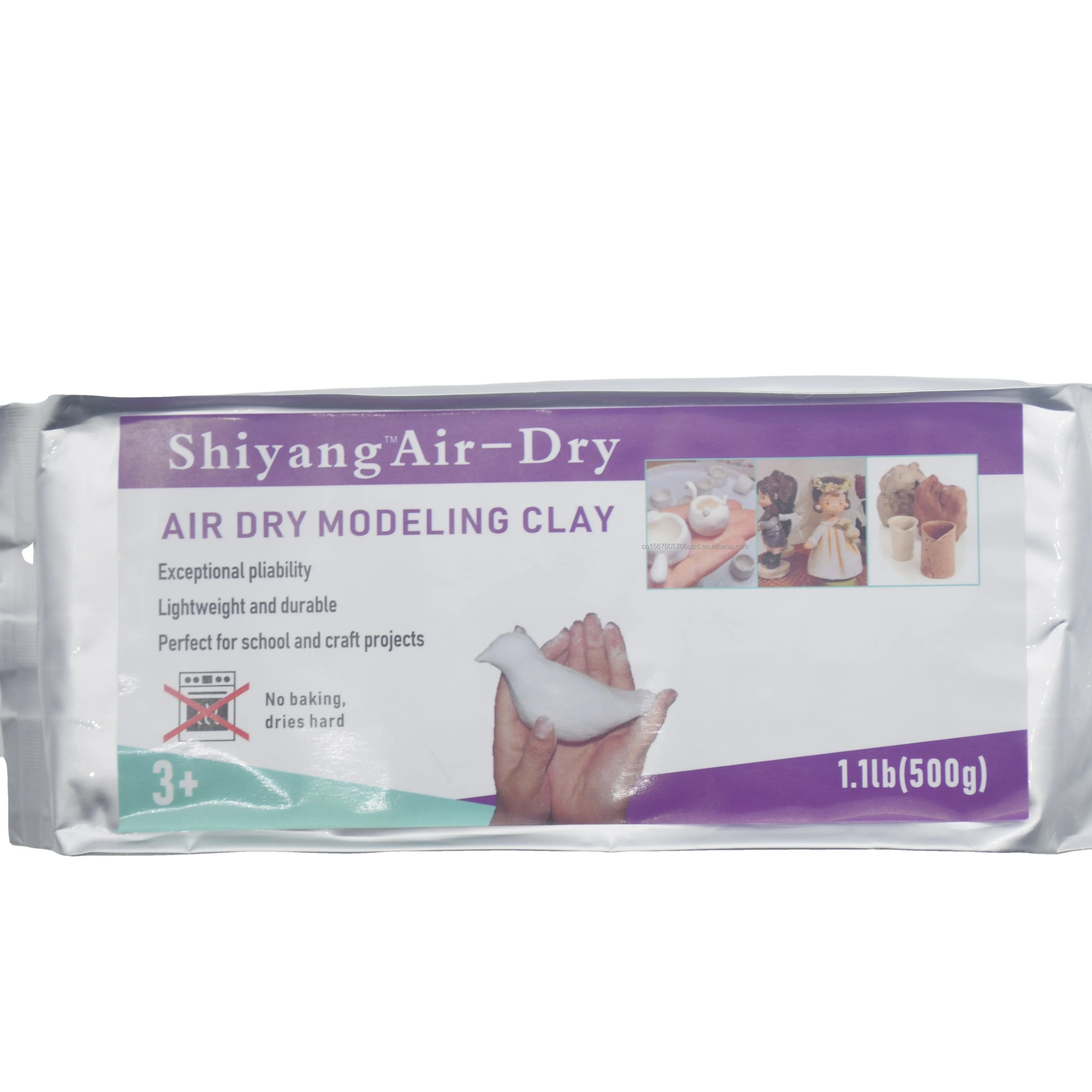 Natural Air Dried Clay White Clay Plastic Clay For Students Handmade Materials