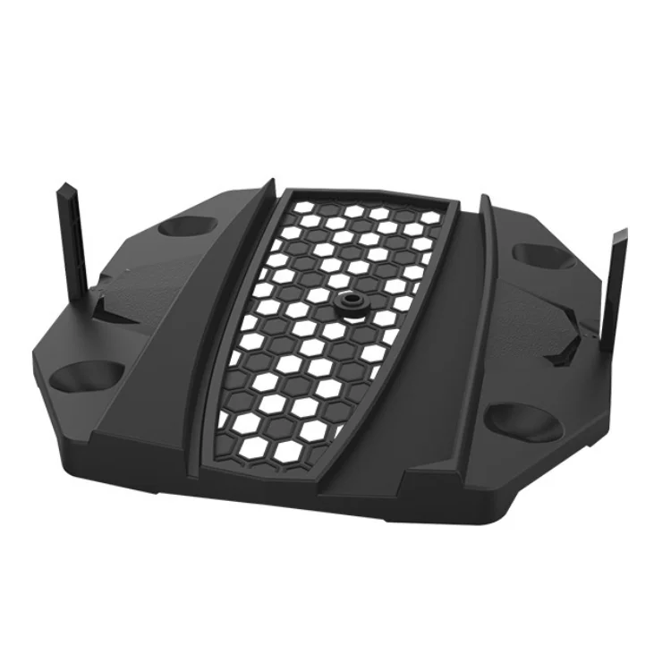 Vertical Stand with Built-in Cooling Vents Base Bracket for PS5 Console Dual Controller Stand Storage Dock Holder