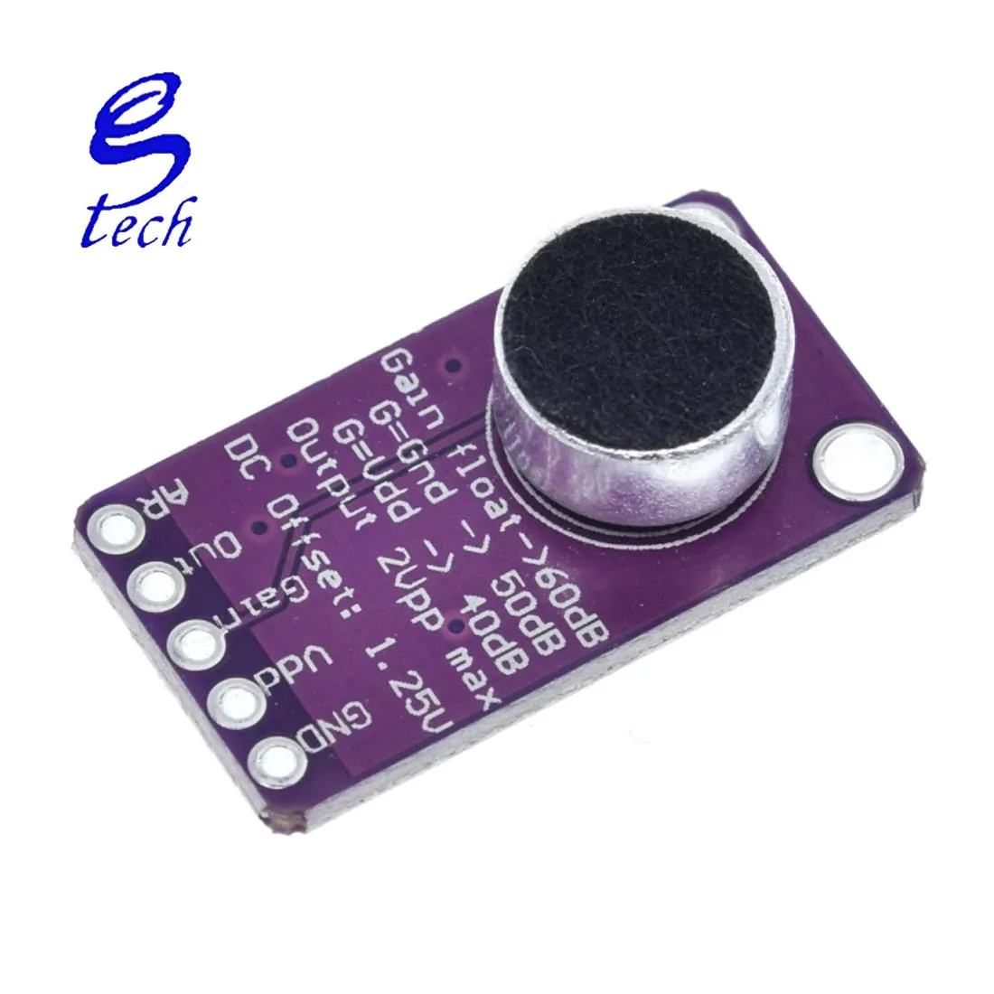 MAX9814 Microphone Amplifier Module MIC Microphone Sound Amplifier Sound sensor Module  MAX9814