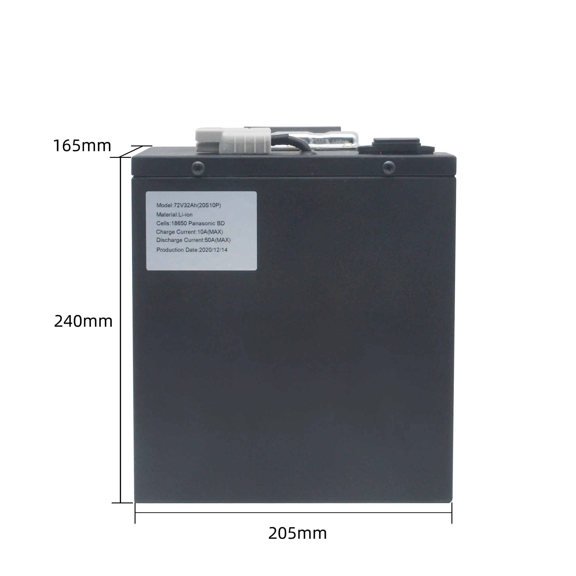 Customized 18650 Ebike Battery Pack 72V 32Ah 20S10P NCM Lithium Ion Battery Pack for Electric Bus Electric Truck