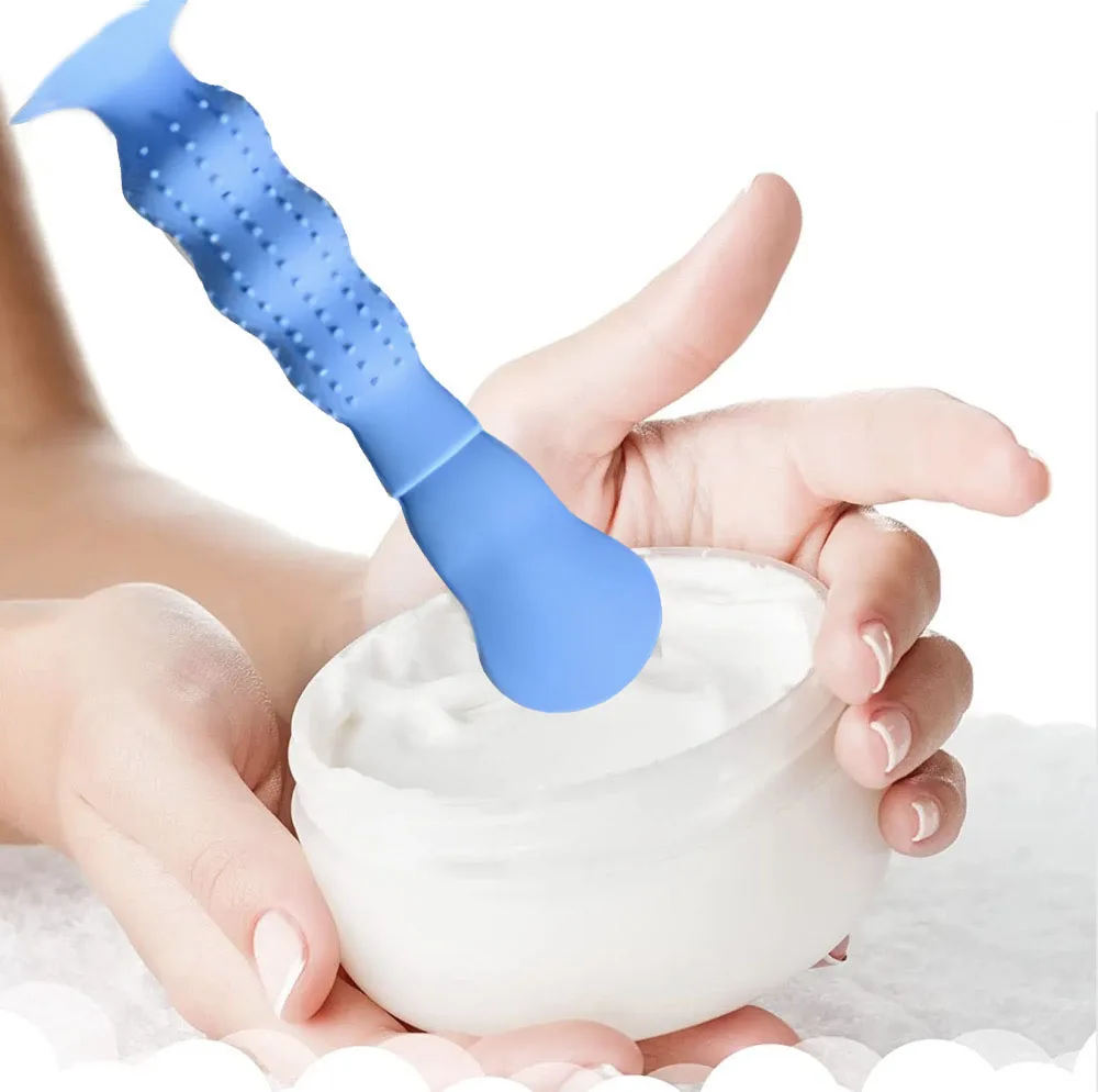 Multipurpose Multifunctional Mini Soft Baby Butt Paste Spatula Silicone Diaper Cream Brush with Suction