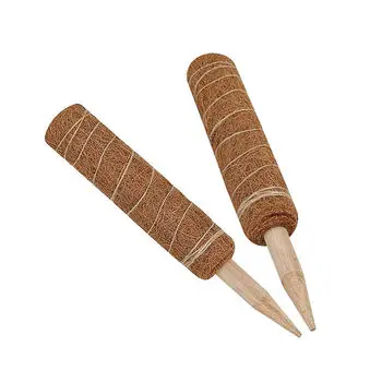 Eco-friendly moss poles for climbing plants plastic moss pole connectable