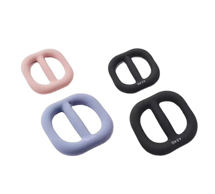 Dumbbell Hand Weights Ring Shaped Dumbbell Home Fitness Exercise Dumbbells for Women Men Gym Workout Office Strength Training