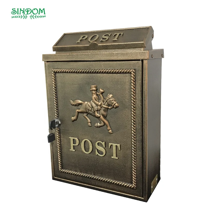  European style modern mailbox metal for
