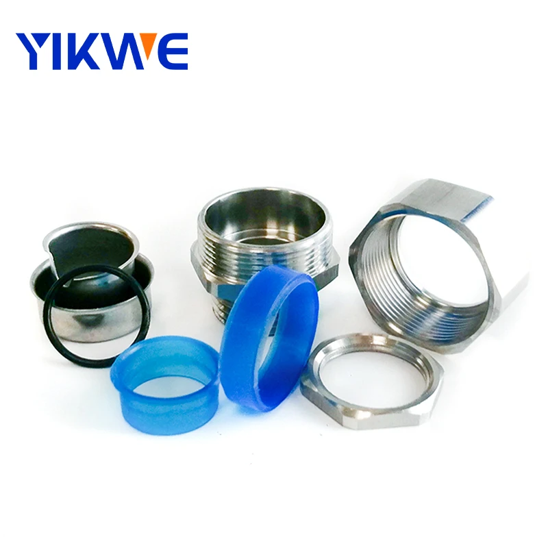 Hose Fittings Stainless Steel Metal 8mm G1/4 DPJ End style joint fitting connector for metal flexible conduit pipe hose