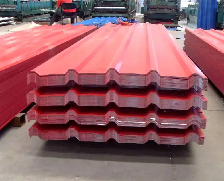 High Quality PPGI Corrugated Roof Sheet Corrugated Galvanized Roofing Sheet PPGI Metal Tile Corrugated PPGI Galvanized Steel
