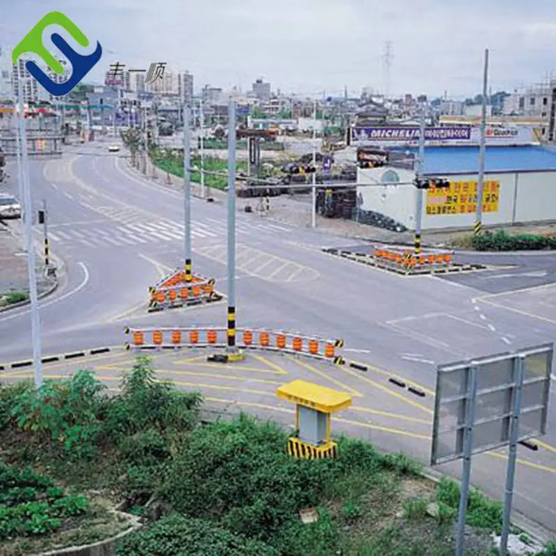 Safety Rolling BarrierDouble Rolling Guard rail System Guardrail Safety Highway