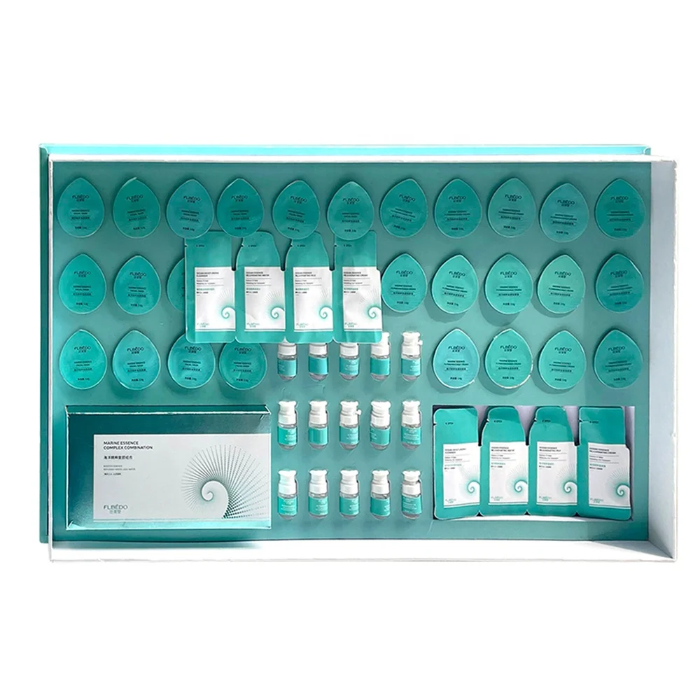 Private label natural ocean extract korean hydrating essence anti aging skin face care sets