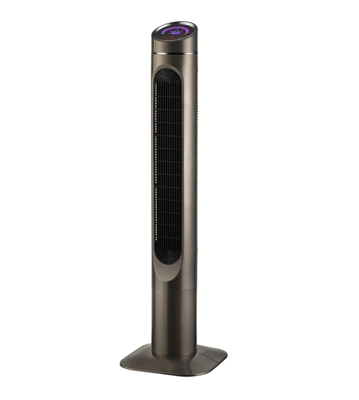 Portable electric oscillating tower fan with nighttime setting and remote control smart fan