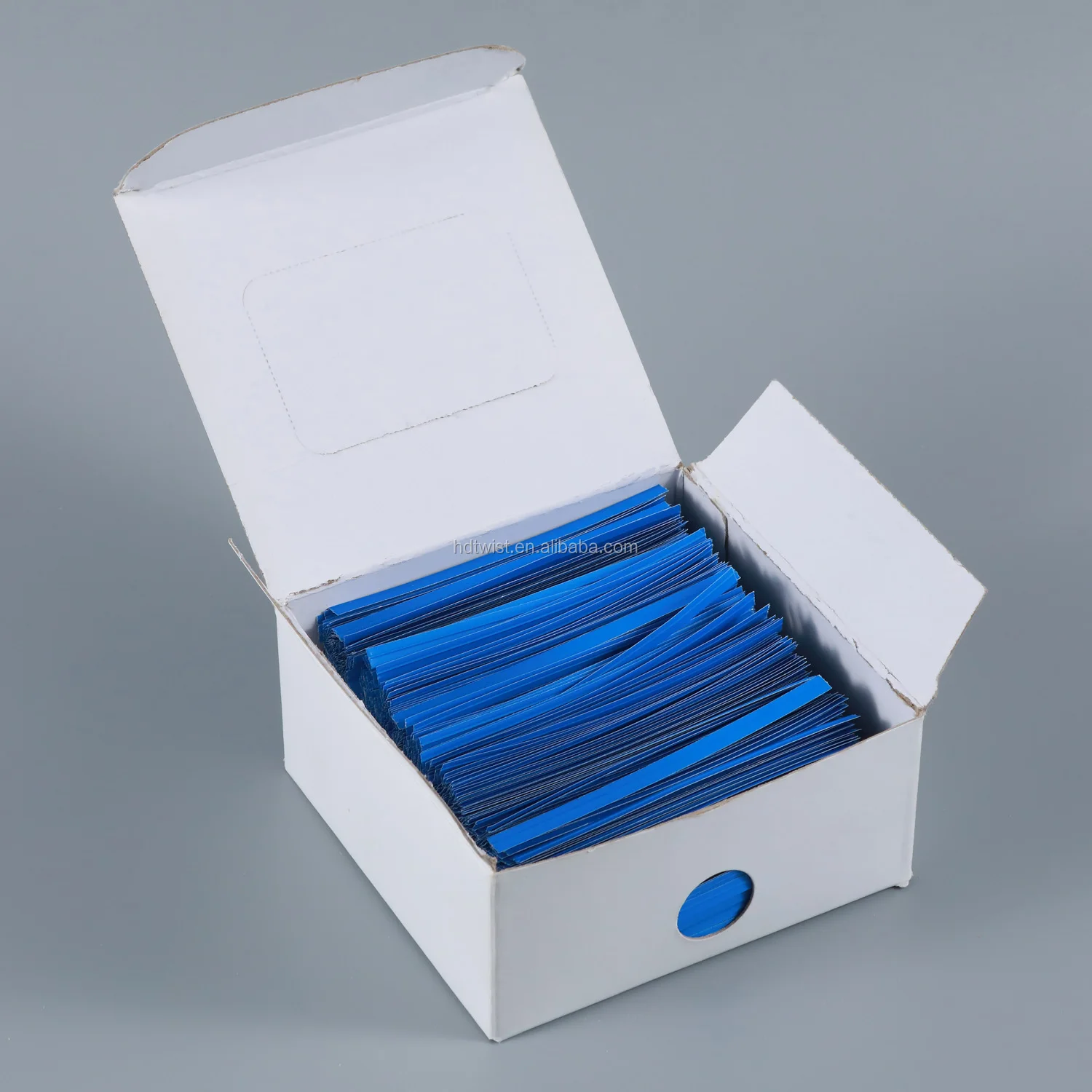 2000pcs Paper Box Twist Tie Packing Twist Lock for Industry Use Band Clip Ties Different Colors