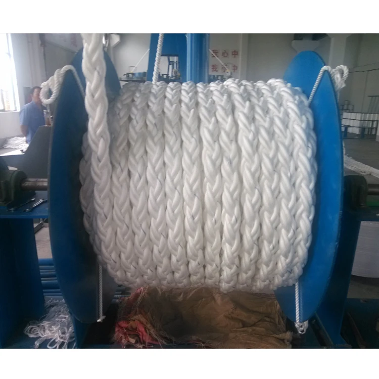 High Strength Rope PP Competitive Price Braided Danline Polypropylene Rope 50mm 200mm Braided PP Ropes Marine Dock Line packing
