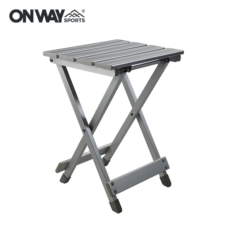 OnwaySports Outdoor Portable Lightweight Aluminum Fishing Camping Folding Stool