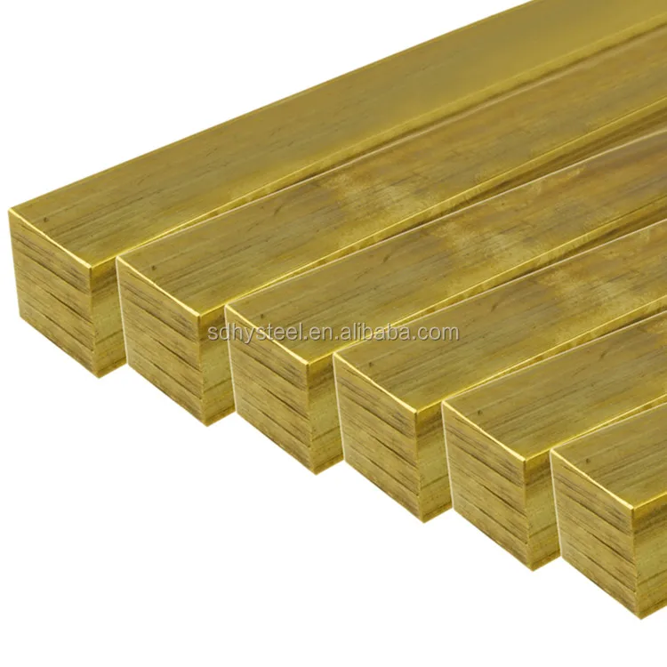 Low Price Alloy Brass  Copper Bus Bar Handles Brass Bars Brass Rod C36000