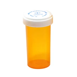 Hot sale medicine  pill reversible cap dual purpose plastic vial