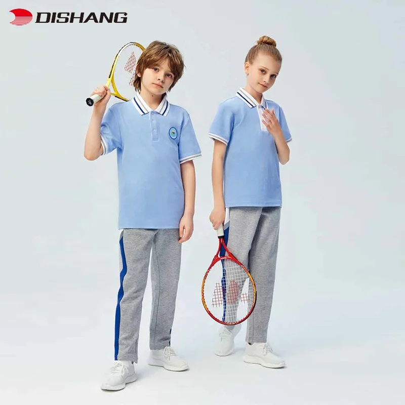 Manufacture Custom OEM Wholesale Primary Children Kid Uniform Set High Middle School University Kindergarten School Uniforms