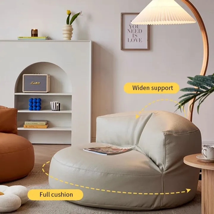 WESOME оптовая продажа изготовленный на заказ пенопласт вакуумный мешок для фасоли новая мебель Однопольный ленивый диван