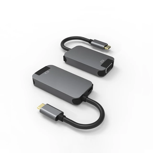 USB 3.1 Type C  Dongle 1080P 60Hz VGA PD3.0 Adapter