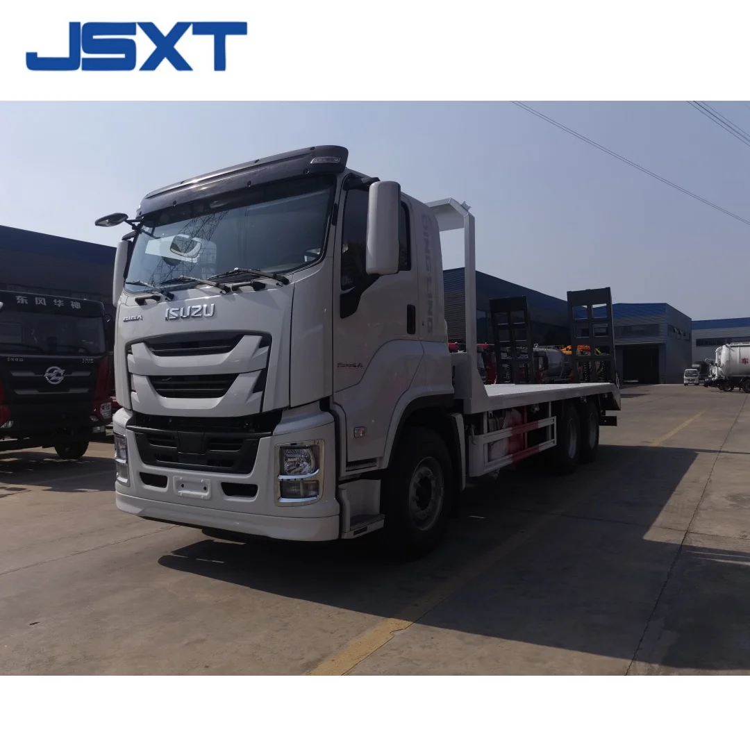 JSXT for Machinery Transport 6*4 Type 380PS Truck with Lowbed Trailer Combination
