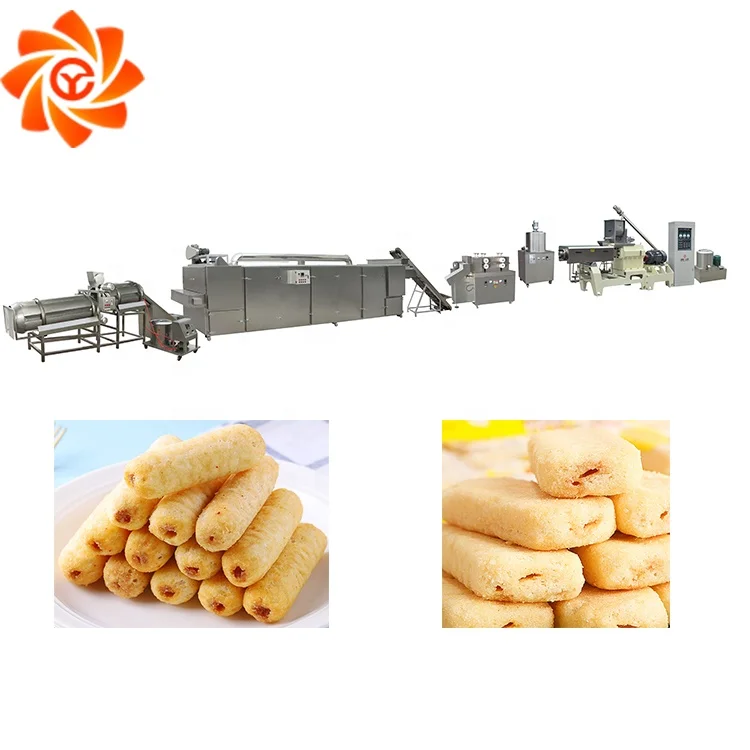 Multifunctional Fully Automatic corn core filling snack food processing machine production line