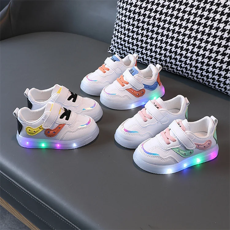 kids LED sneakers low light up shoes for kids boys