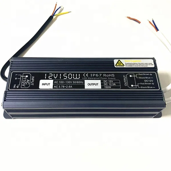 Input 110V 220V Output DC12V DC24V IP20 indoor IP67 outdoor Ultra thin LED Power Supply transformer for led strip module light