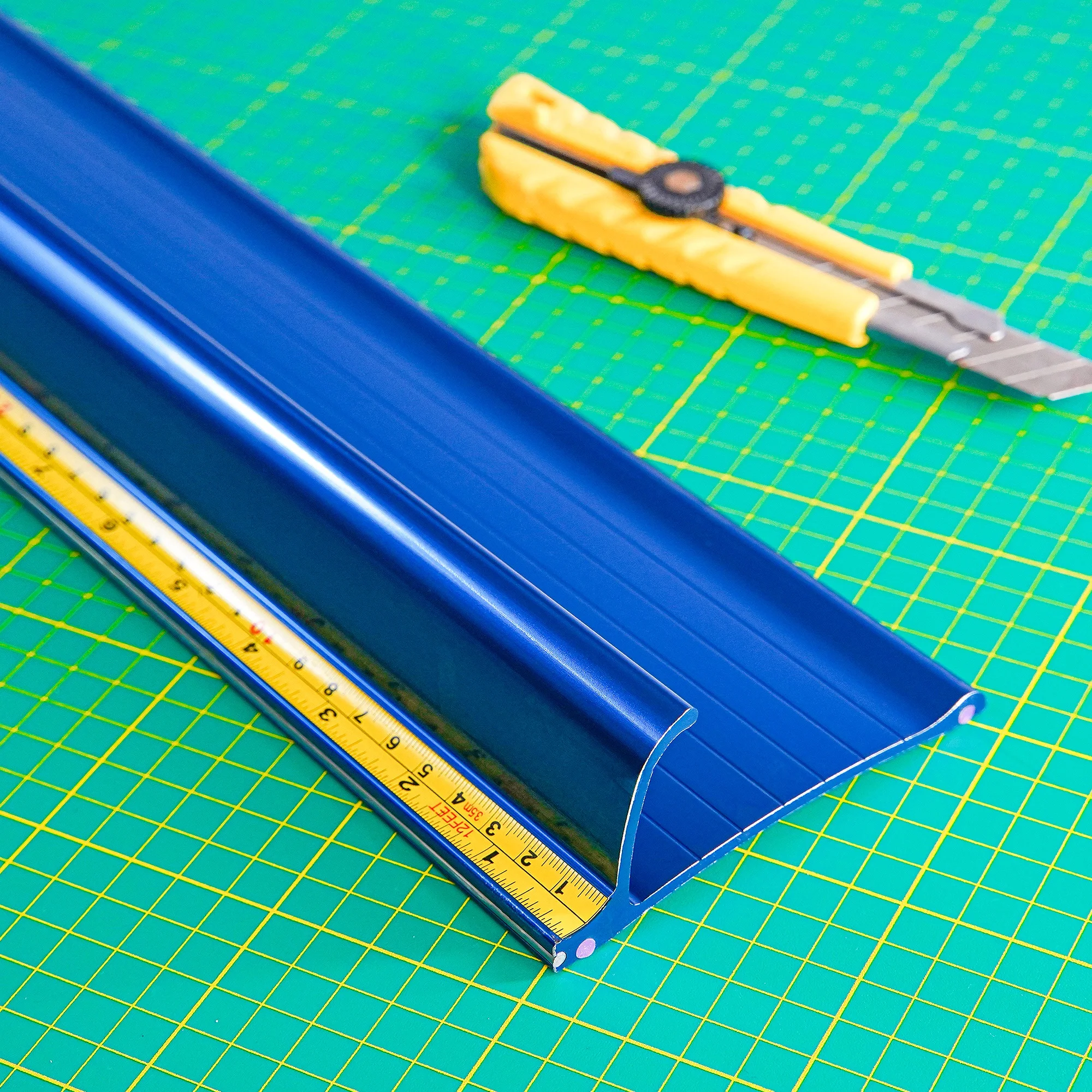 Aluminum Wider safety cutting ruler for advertising materials/Safety cutter/Straight ruler/Ruler