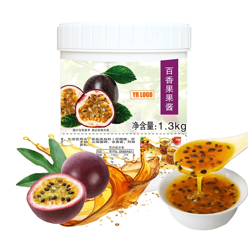 0 Fat Jam Spread on Bread or Concocted Drinks Squeeze From Fresh Passion Fruit