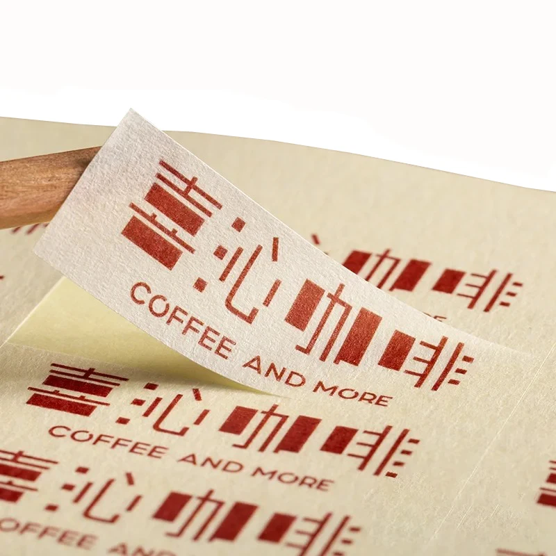 Uv Transfer Large Vinyl Stickers Custom Logo Label Sticker For Glass Bottles