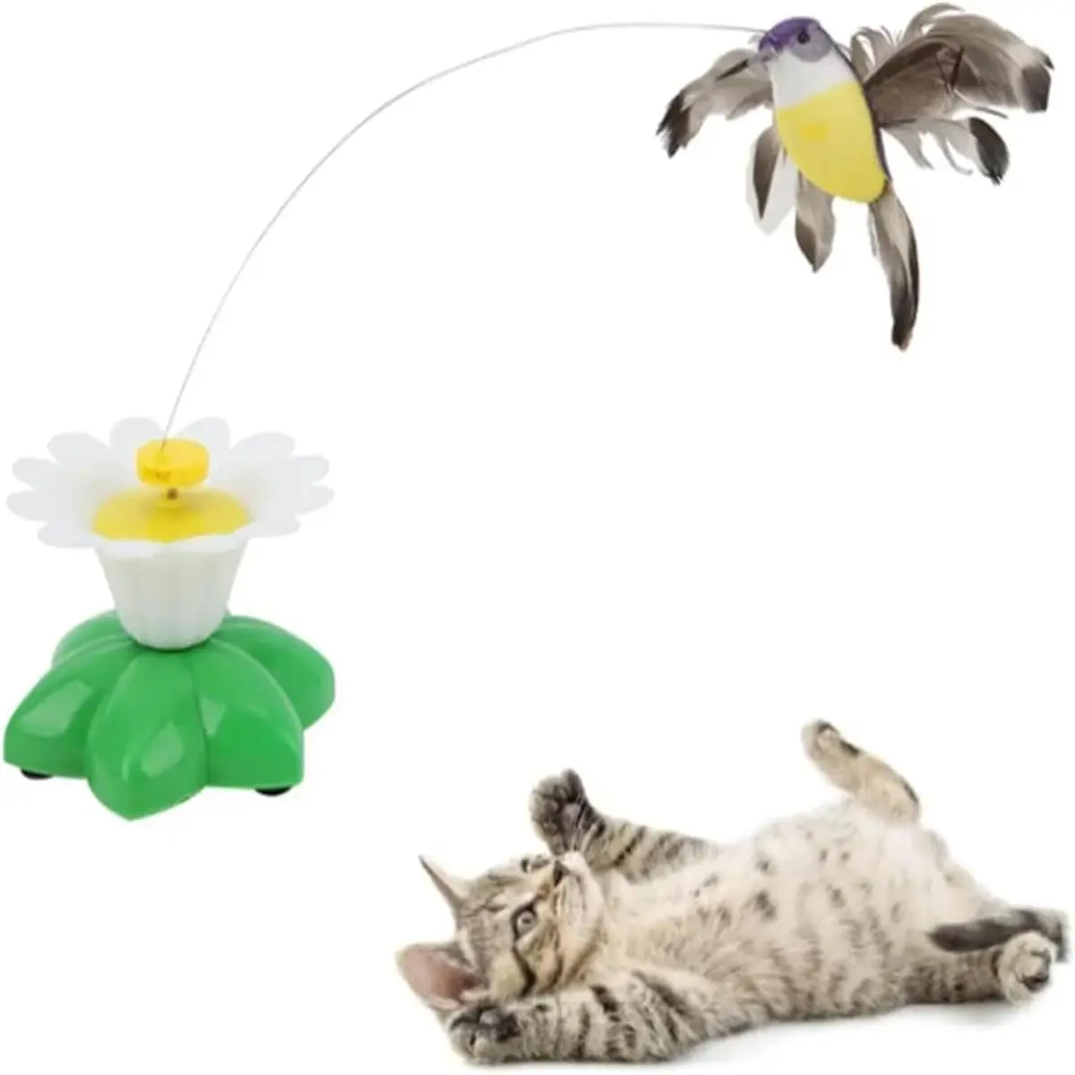 Rotatable Butterfly Flying Around Flying Around Interactive Smart Pet Cat Toys