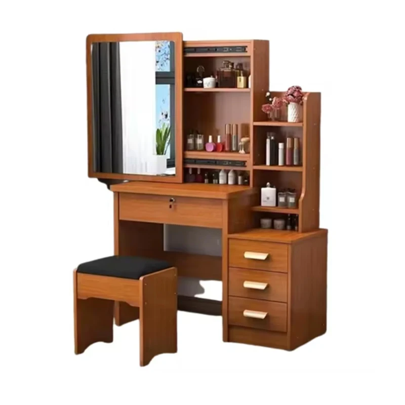 Wholesale Low Price Modern Dressing Table with Drawers Wood Bedroom Furniture Modern Drawers Cabinet