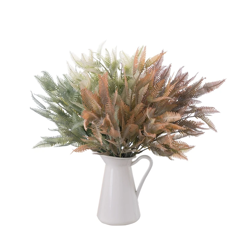 CL16104, лидер продаж, искусственные растения, пластиковые листья папоротника, букет с пятью ветками для домашнего свадебного украшения