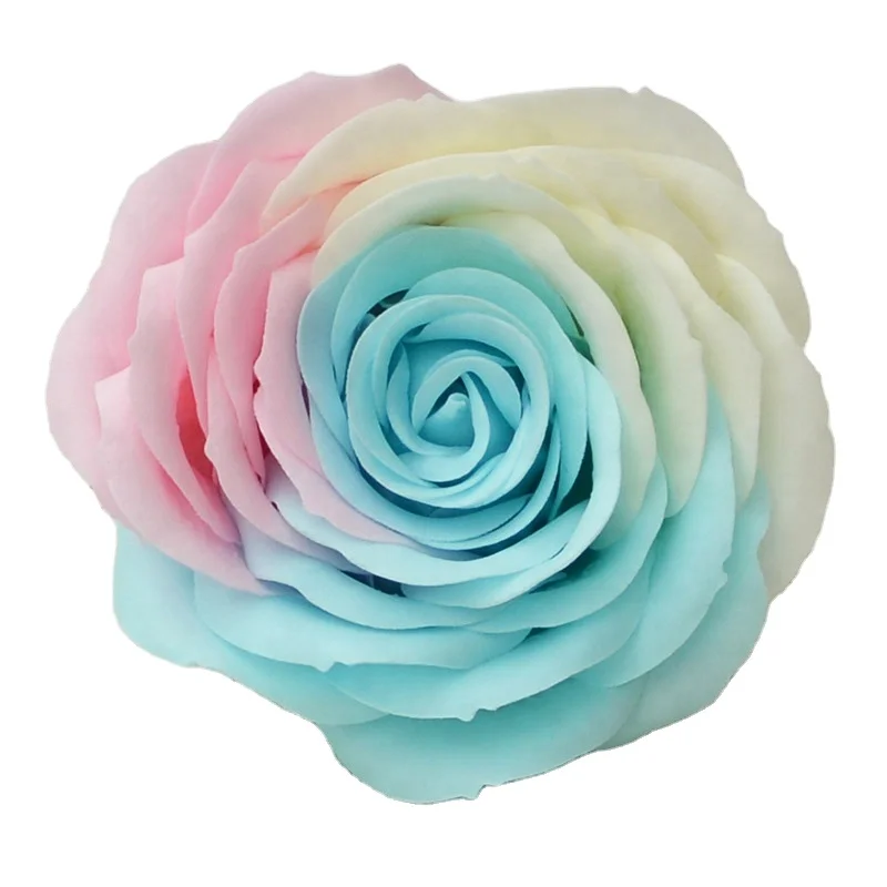 Factory outlet Multicolor Rose Artificial Flower Household decoration Gift box Festival Wreath Bridal Soap flower
