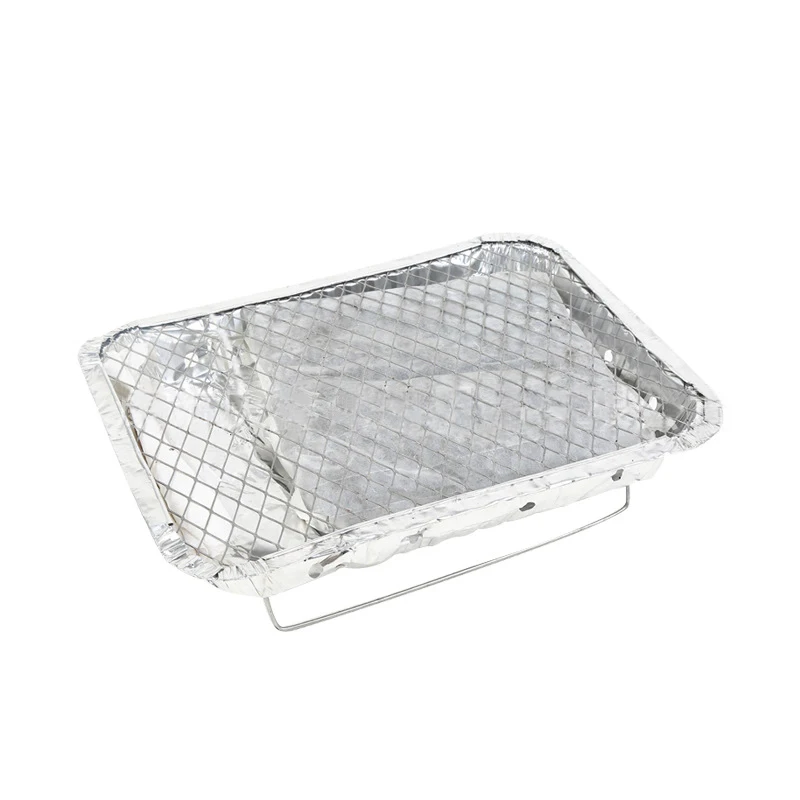 Disposable Instant Outdoor BBQ Brill Drip Pan BBQ Grill Disposable foil Tray