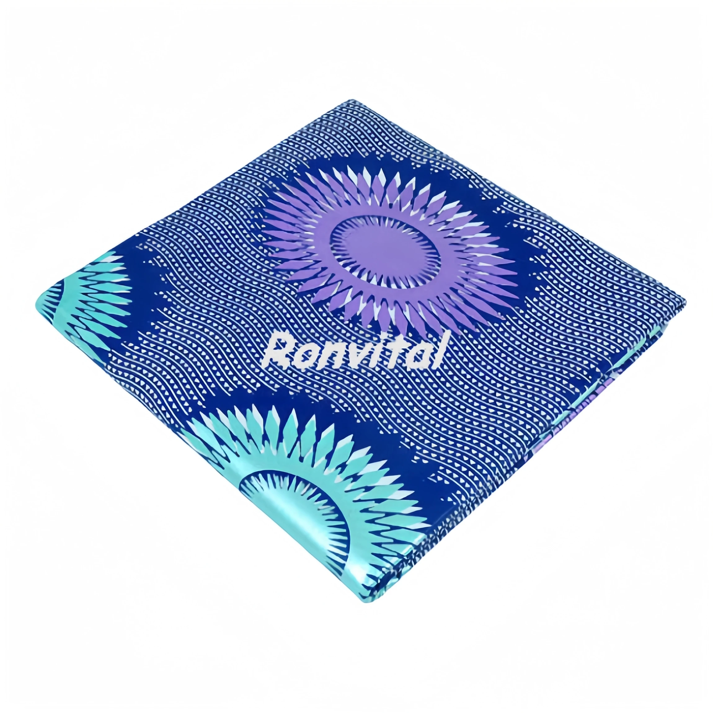 Wholesale factory lowest price african super woodine wax cotton fabric