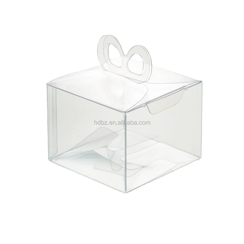 Clear Plastic Cake Container With Wedding Favors White Gift Boxes for clear PET boxes