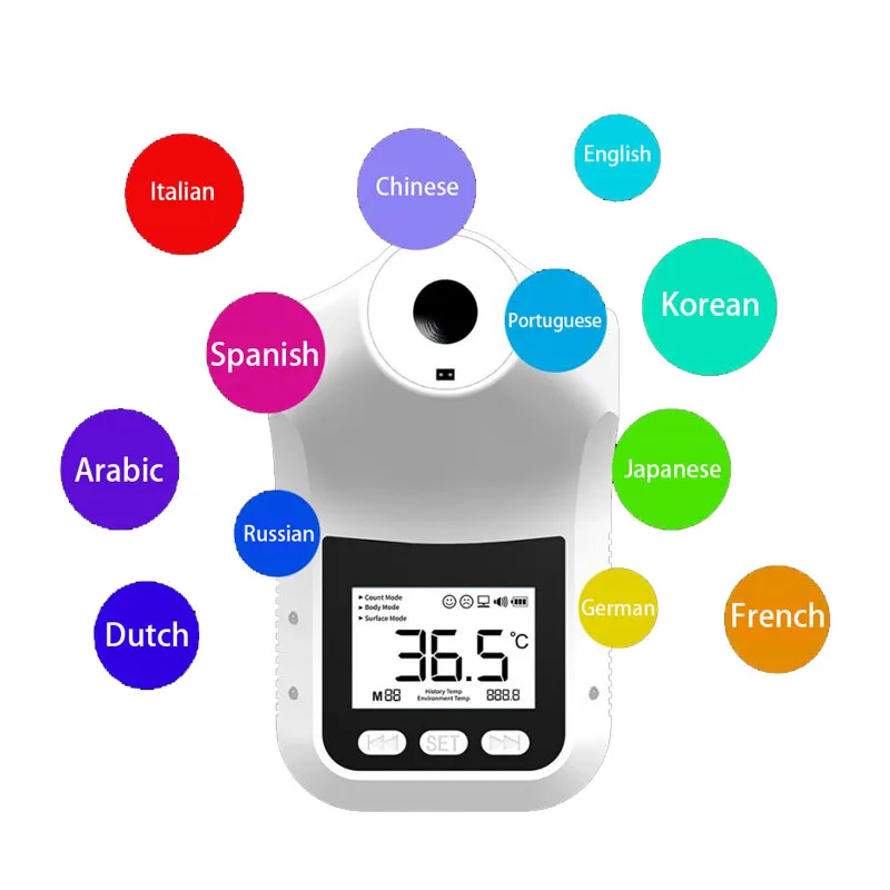 
In stock upgrading industrial k3 pro thermometer k3pro built with 12 languages broadcast 