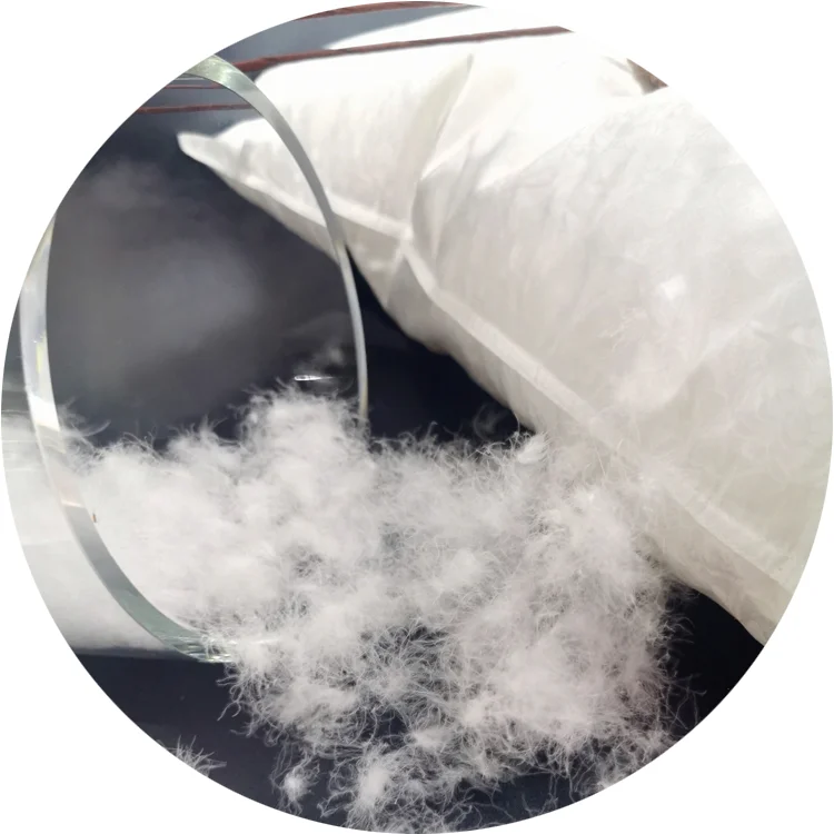 
Hot Sale 80% White Duck Down Good Filling Power Material for Duvet Chinese Standard 